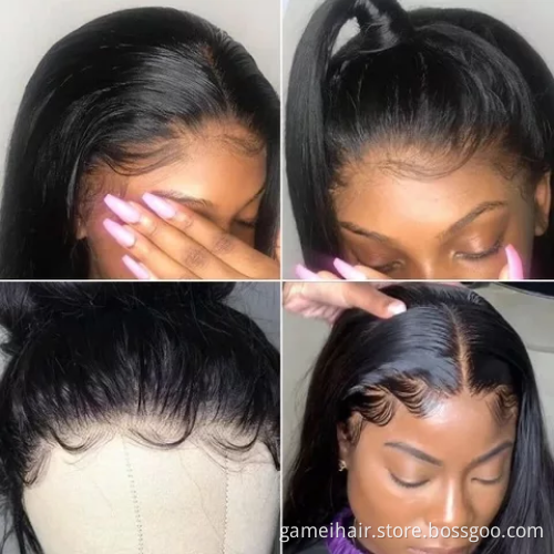 Unprocessed 100% Human Hair Full Lace Wig.Glueless Full Lace Brazilian Human Hair Wig.Natural Human Hair Wig For Black Women